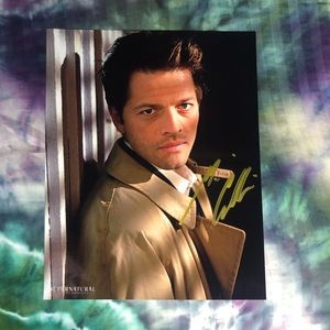 Misha Collins Supernatural Autographed Photo